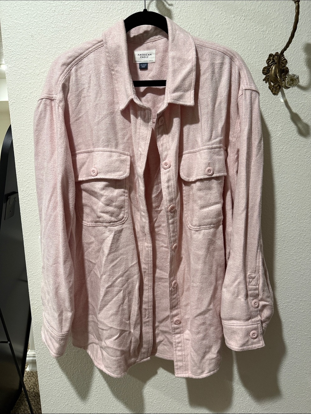 American Eagle Outfitters Light Pink Shacket